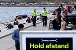 Københavns Politi har tidligere været nødt til at indføre et opholdsforbud i dele  af byen. Her er det på Sandkajen i Nordhavn. Foto: Finn Frandsen/POLFOTO