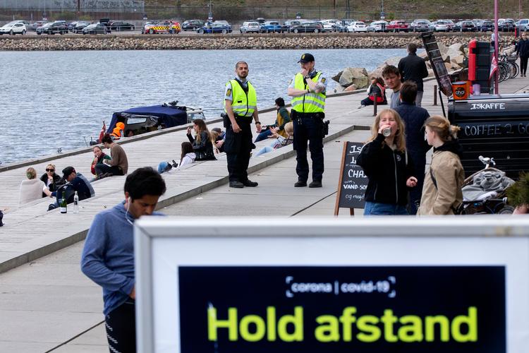 Københavns Politi har tidligere været nødt til at indføre et opholdsforbud i dele  af byen. Her er det på Sandkajen i Nordhavn. Foto: Finn Frandsen/POLFOTO