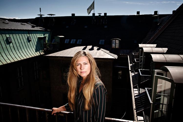 Birgitte Franch har hen over sommeren skullet finde på et nyt navn til forlaget, hun er direktør for. Valget faldt på Alpha. Foto: Martin Lehmann/POLFOTO