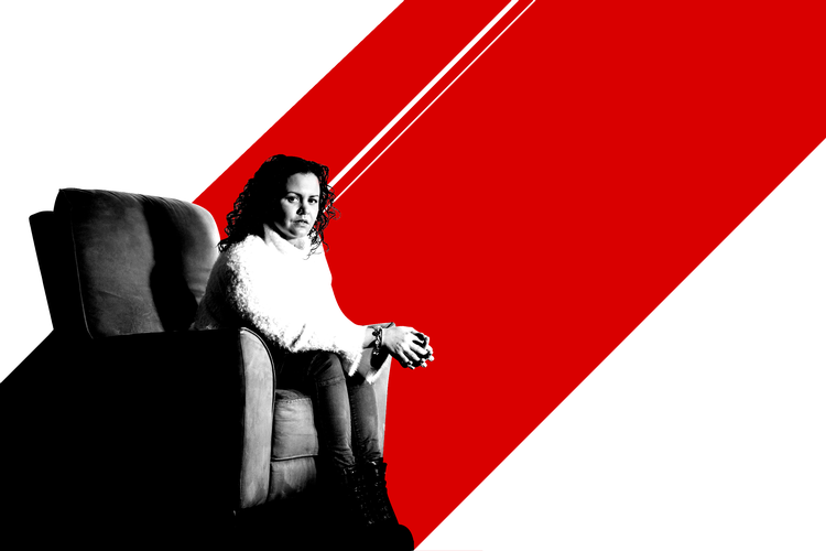 Illustration Caroline Niegaard. Originalfoto: Heather Sten/Ritzau Scanpix