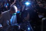 Mediemogulen  Jimmy Lai da han blev løsladt mod kaution. Foto: Lam Yik/Ritzau Scanpix