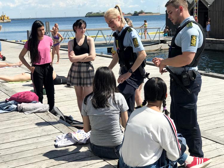 Politiet er ekstra opmærksom på hotspots. Her ses Nordhavn, der lukkede ned, da der var for mange samlet på et sted. Foto: Per Munch