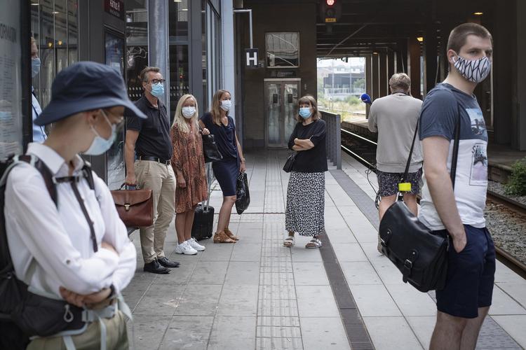 Aarhus er i øjeblikket det hårdest ramte område i Danmark, hvilket blandt andet har afstedkommet, at Norge fraråder rejser til Midtjylland samt Sjælland uden for København.  Foto: Bo Amstrup/Ritzau Scanpix