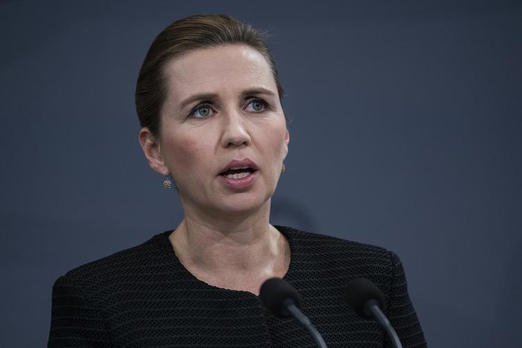     Statsminister Mette Frederiksen indkalder til Pressemøde i Statsministeriet om COVID-19 i Danmark.  Foto: Martin Sylvest/Ritzau Scanpix
