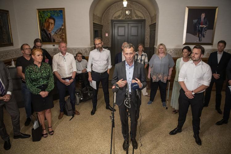 Justitsminister Nick Hækkerup (S) har på regeringens vegne været med til at forhandle aftalen om fase 4 på plads.  Foto: Thomas Sjørup/Ritzau Scanpix