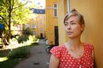 Caroline Albertine Minor skriver i  'Hummerens skjold' om svære familierelationer, blandt andet den usynlige omsorgsfigur spøgelsesmoren. Foto: Jens Dresling/POLFOTO