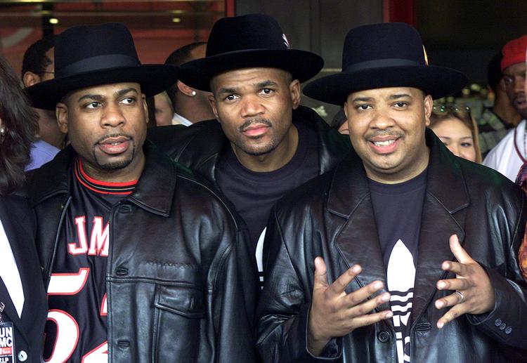 Run-DMC med Jason Mizell til venstre.  Foto: Adrees Latif/Ritzau Scanpix