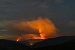 Et af stederne, der er ramt af skovbrande, er Angeles National Forest, nord for Los Angeles. Foto: Apu Gomes/Ritzau Scanpix
