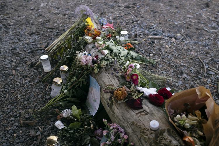 Drabet i Nordskoven på Bornholm tiltrak sig massiv interesse denne sommer. En 28-årig mand med tanzaniansk/dansk baggrund blev slået ihjel ved en shelterplads. To brødre er sigtet. Foto: Mikkel Hørlyck/POLFOTO