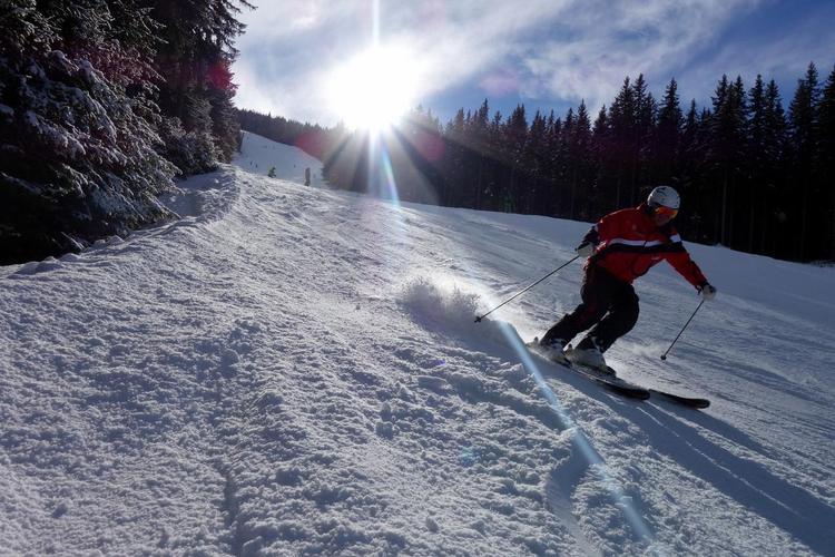 Wagrain er et af de 12 skisportssteder, som danske skirejsende kan komme til med tog næste vinter. Foto: Per Munch