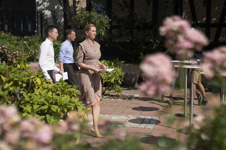     Pressemøde i forbindelse med Socialdemokratiets sommergruppemøde på Benniksgaard Hotel i Gråsten. Foto: Mads Claus Rasmussen/Ritzau Scanpix