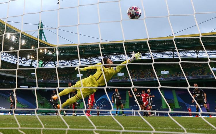 Perlemålet af Serge Gnabry, der gjorde en stor forskel i Champions League-semifinalen. Foto: Pool/Ritzau Scanpix