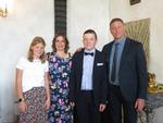 Majbritt Madsen gjorde sig mange tanker om corona, da familien skulle holde konfirmation i sidste weekend. Privatfoto 