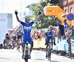 Michael Mørkøv skriger sidste år i Esbjerg sin jubel ud over at være blevet dansk mester for tredje gang.
 Foto: Ernst van Norde
