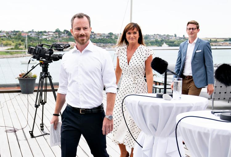 Jakob Ellemann-Jensen brugte Venstres sommergruppemøde til at afvise at gå i regering med de radikale og tale for en opstramning på udlændingeområdet.  Foto: Henning Bagger/Ritzau Scanpix