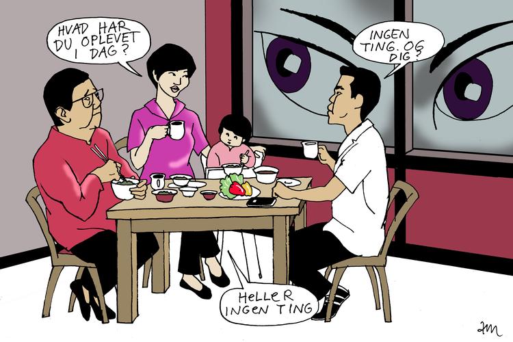 Arkivtegning Anne-Marie Steen Petersen