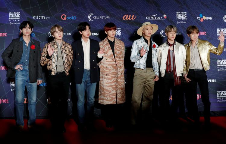 BTS debuterede i 2013 og har i dag den største fanbase, som K-pop-genren nogensinde har set.  Foto: Kim Kyung Hoon/Ritzau Scanpix