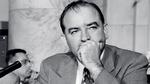 Den republikanske senator og dommer Joseph McCarthy skabte uden skyggen af dokumentation en omfattende frygt for, at Den store fjende, som hed Ivan, ville The American Way of Life til livs.  Foto: NPR/DR