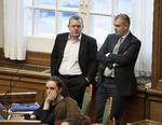Lars Løkke Rasmussen (V) lægger snøren ud efter tidligere finansminister Bjarne Corydon (S) med sine løse tanker om et nyt midterparti.   Foto: Jacob Ehrbahn/POLFOTO