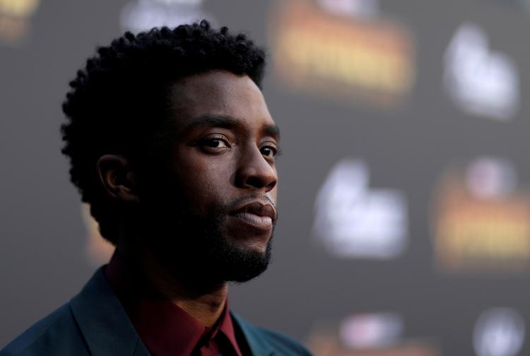 Hollywood-stjernen Chadwick Boseman kendt fra filmen 'Black Panther' er død af tarmkræft i en alder af 43 år. Foto: Mario Anzuoni/Ritzau Scanpix