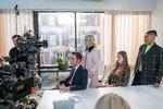 Handikappede skuespillere kræver at blive inkluderet som minoritet, når Hollywood vælger skuespillere. “Hver eneste gang en ikke-handikappet skuespiller bliver castet til en rolle som handikappet, er det et skridt i den forkerte retning”, siger Ryan J. Haddad, der lider af spastisk lammelse og spiller en studerende i Netflix-serien The Politician.  Foto: Nicole Rivelli/netflix/NICOLE RIVELLI/NETFLIX