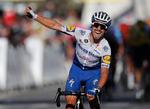 Efter sine sejre i 2008 og 20019 er Julian Alaphilippe oppe på fem med gevinsten i Nice. Foto: Stephane Mahe/Ritzau Scanpix