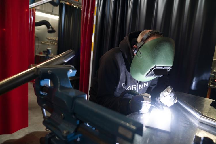 Vestergaard Company i Gevninge ved Roskilde er en af de virksomheder, som har måttet fyre på grund af coronakrisen. Foto: Andreas Merrald/POLFOTO