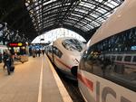 Deutche Bahn har overtaget ruten Frankfurt-Leipzig fra Lufthansa. Billedet her er dog fra Køln. Foto: Sune Højrup Bencke