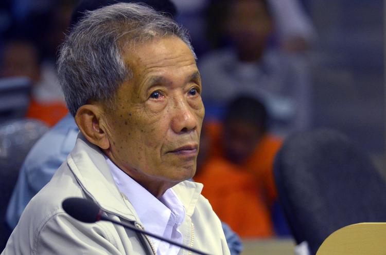 Kammerat Duch, hvis rigtige navn var Kaing Guek Eav, havde tilsyneladende intet samvittighedsnag, når han oplevede tusindvis af fanger blive tortureret. Foto: Nhet Sokheng/Ritzau Scanpix