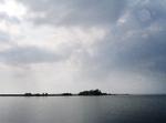 Nakskov Fjord er et af de beskyttede danske havområder, der opfylder de internationale kriterier for beskyttet natur til havs. I baggrunden øen Slotø. Foto: Morten Langkilde/POLFOTO