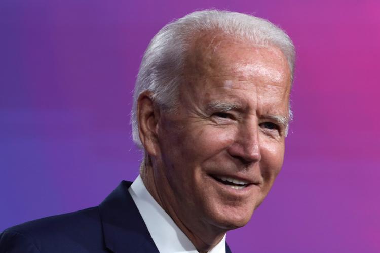    WILMINGTON, DELAWARE - SEPTEMBER 02: Democratic presidential nominee Joe Biden speaks on the coronavirus pandemic during a campaign event September 2, 2020 in Wilmington, Delaware. Biden spoke on safely reopening schools during the coronavirus pandemic. Alex Wong/Getty Images/AFP == FOR NEWSPAPERS, INTERNET, TELCOS &amp; TELEVISION USE ONLY ==   Foto: Alex Wong/Ritzau Scanpix