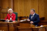 Det var dengang. Pia Kjærsgaard (DF) var i 2018 Folketingets formand, og Lars Løkke Rasmussen (V) var statsminister.  Ved Folketingets åbning lancerer Løkke målet om 1 mio. elbiler i 2030. Foto: Jens Dresling/POLFOTO
