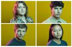 Øverst fra venstre ses Christine Bundgaard Knudsen og Nicklas Håkansson. Nederst fra venstre er det Emil Steenberg og Maya Lauritsen.
 