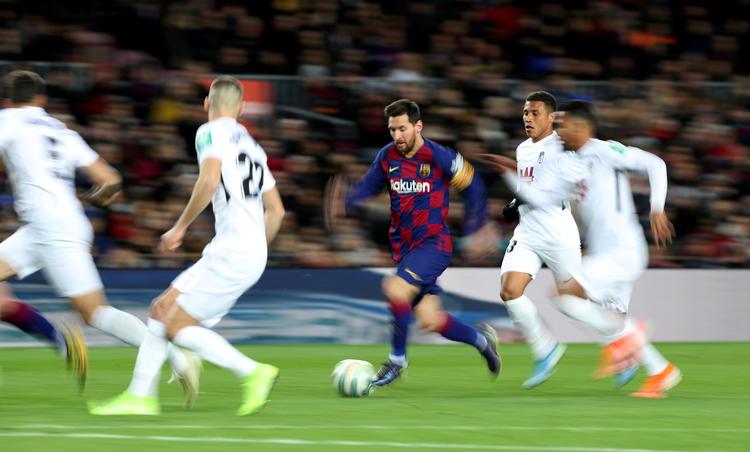  Lionel Messi har besluttet sig for at drible videre i Barcelona det kommende år.  Foto: Albert Gea/Ritzau Scanpix