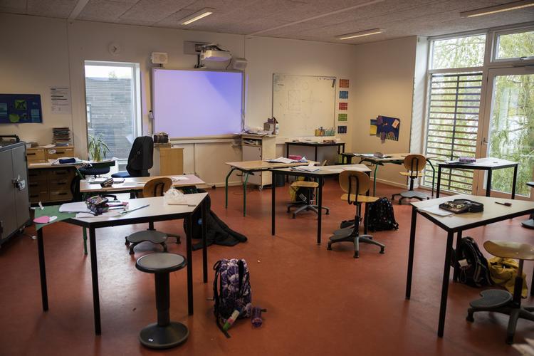 116 skoleelever i Herlev er hjemsendt, efter at der er i ugens løb er registreret coronatilfælde på to af byens skoler. Foto: Jens Hartmann Schmidt/POLFOTO
