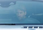   Lionel Messi ankommer til træningen. Foto: Albert Gea/Ritzau Scanpix