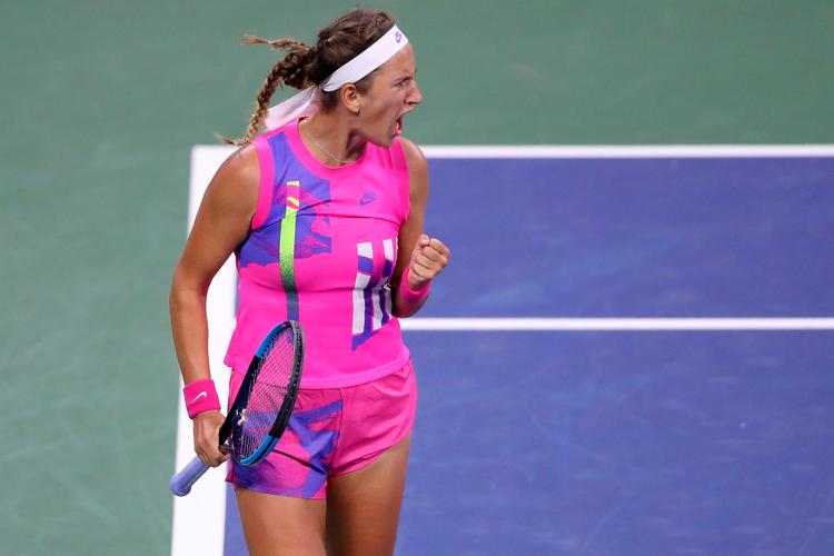 Den tidligere nr. 1 på WTA-ranglisten, hviderussiske Victoria Azarenka, er inde i en god stime resultater efter genstart af tenniselitens sæson 2020. Foto: Matthew Stockman/Ritzau Scanpix