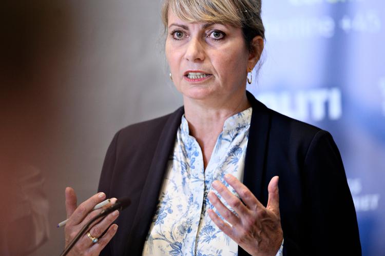 Konstitueret direktør i Styrelsen for Patientsikkerhed Anette Lykke Petri, forklarer, at smitten er spredt ud over hele København. Foto: Philip Davali/Ritzau Scanpix