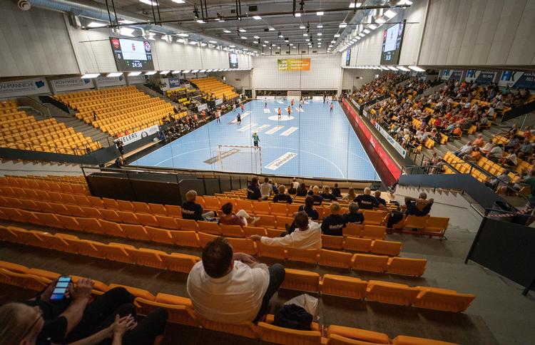 Odense Håndbold havde indtil mandag eftermiddag set frem til at fylde hallen til Champions League. Foto: Claus Fisker/Ritzau Scanpix