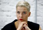 Maria Kolesnikova - er efter flere døgns forsvinden dukket op i et hviderussisk fængsel. Foto: Vasily Fedosenko/Ritzau Scanpix