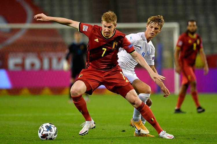 Kevin De Bruyne er en playmaker med en enorm arbejdsradius og offervilje for kollektivet.  Foto: John Thys/Ritzau Scanpix