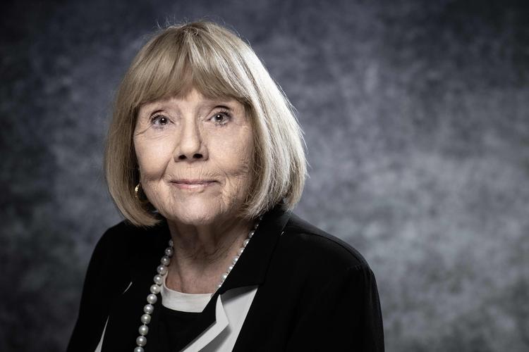 Diana Rigg ses her på et billede fra 2019.  Foto: Joel Saget/Ritzau Scanpix