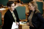 Pia Olsen Dyhr (SF) har støttet Mette Frederiksen i meget - men i omskæringsdebatten er de to meget uenige.  Foto: Jens Dresling/POLFOTO