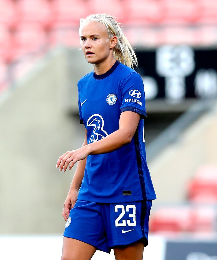 Pernille Harder har taget hul på sine sconringer for Chelsea. Foto: Martin Rickett/Ritzau Scanpix
