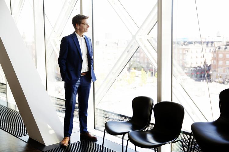 Medlemsdirektør i Dansk Industri, Lars Frelle-Petersen, er blandt de danskere, som optræder i den kinesiske efterretningsdatabase. Det er ikke så overraskende, men potentielt bekymrende, siger han. Foto: Thomas Borberg/POLFOTO