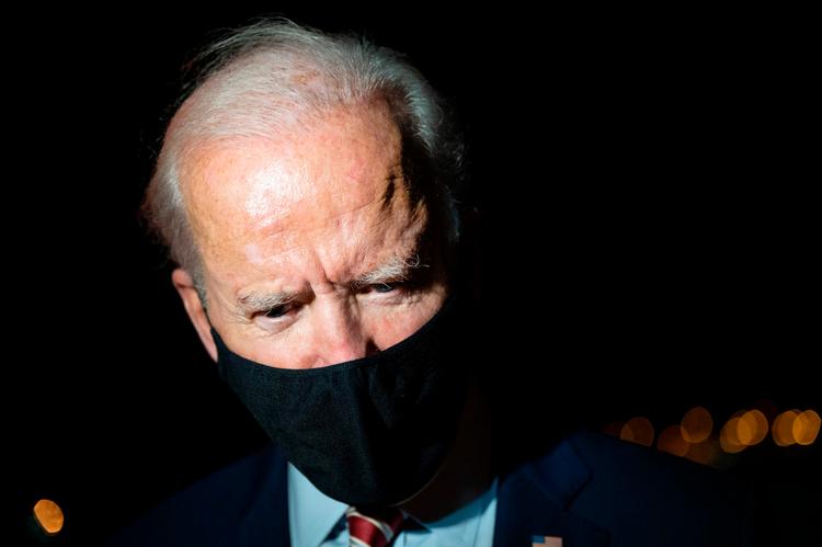Joe Biden har det seneste døgn været i Florida og har ikke kommenteret Trumps retweet. Foto: Jim Watson/Ritzau Scanpix