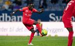 Pione Sisto fik ikke det perfekte comeback for FC Midtjylland, da de danske mestre tabte i Superligaens 1. runde til Sønderjyske.  Foto: Claus Fisker/Ritzau Scanpix