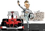 Kunne det ikke være spændende at se, hvad danske Kevin Kubik kan udrette i en Mercedes-racer?  Foto: Mette Dreyer/Politiken-Tegning