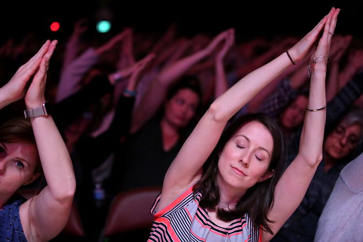 Firmaet Headspace tilbyder meditation og mindfulness mod sorg, afhængighed og psykiske problemer.  Brugernes data ender hos Gloo, der tilhører den religiøse højrefløj.   Foto: Sammy Dallal/Ritzau Scanpix