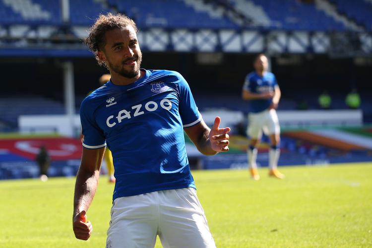 Med 4 mål er Dominic Calvert-Lewin foreløbig topscorer i Premier League.  Foto: Alex Livesey/Ritzau Scanpix